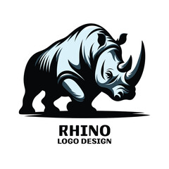 Rhino Vector Logo Design
