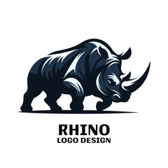 Rhino Vector Logo Design
