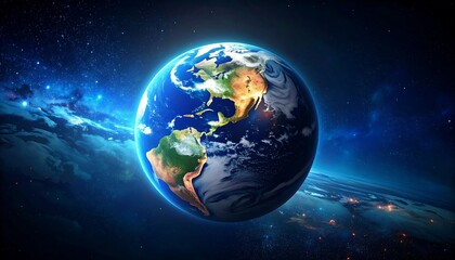 Obraz premium Earth in Space