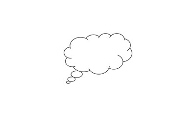 Empty Thought Bubble