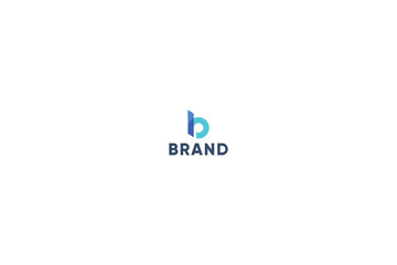 Obraz premium Letter b modern aesthetic and minimal Brand identity logo