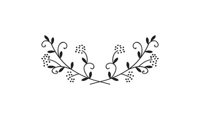 Symmetrical Floral Design

