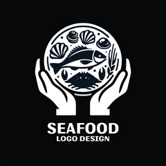 SeaFood Vector Logo Design