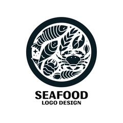 SeaFood Vector Logo Design