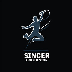 Singer Vector Logo Design