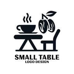 Small Table Vector Logo Design