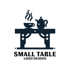 Small Table Vector Logo Design