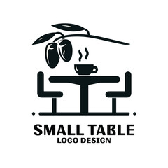 Small Table Vector Logo Design