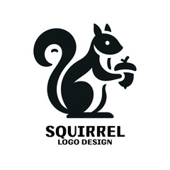 Squirrel Vector Logo Design