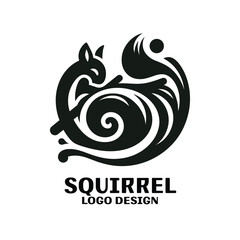 Squirrel Vector Logo Design