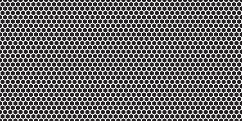 Seamless vector mesh of metal grid with a perforated steel texture