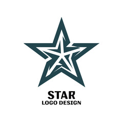 Obraz premium Star Vector Logo Design