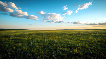Fototapeta premium Vast Open Sky Sparse Clouds