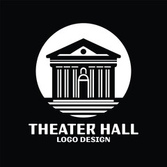 Theater Hall Vector Logo Design
