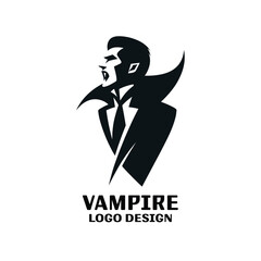 Vampire Vector Logo Design