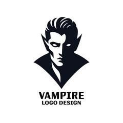 Vampire Vector Logo Design