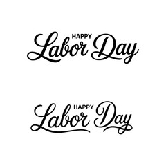 Happy Labor Day Typography Design