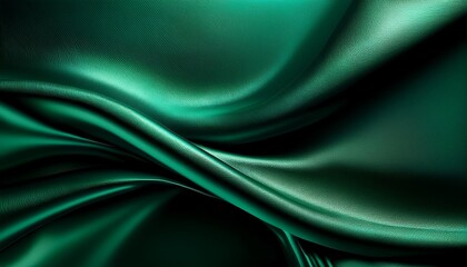 deep emerald satin texture