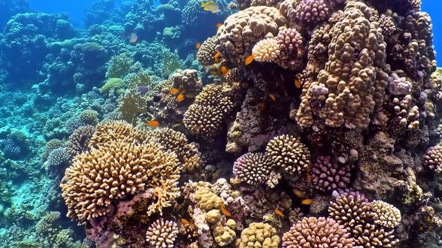 coral reef in the red sea