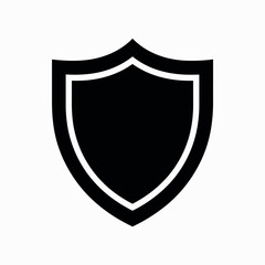 Shield Icon Vector Illustration Symbolizing Protection Security and Defense in a Modern Graphic Design Style