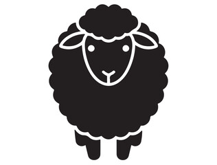 FUNNY SHEEP SILHOUETTE