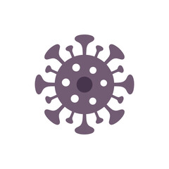 Obraz premium Detailed Purple Coronavirus Vector Illustration for Scientific and Medical Use in Health Related Designs