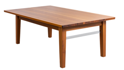 Table PNG, Wooden Furniture Isolated, Transparent Background, Home, Office, and Interior Design Illustration