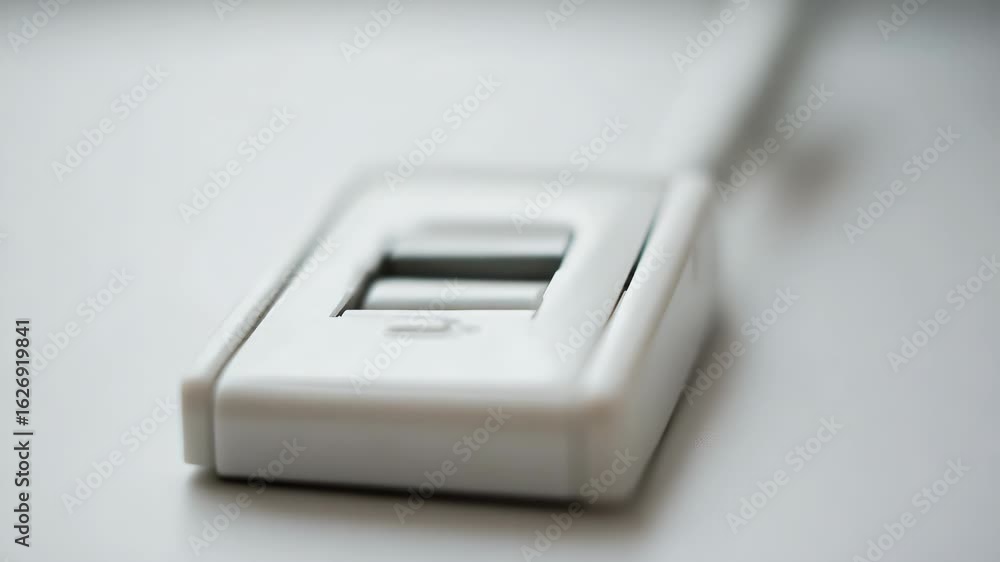 Poster close-up view of a computer mouse on a desk