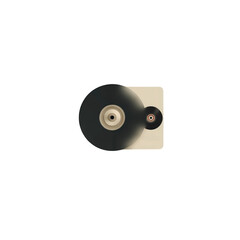 Photo Vintage Vinyl Record Player