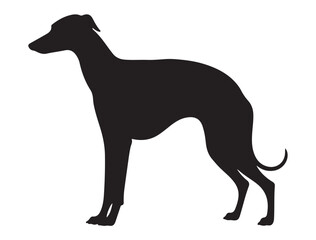 GREYHOUND DOG SILHOUETTE