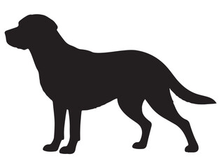 LABRADOR RETRIEVER DOG SILHOUETTE