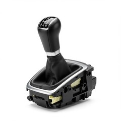 Car Gear Shift isolated on white background