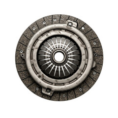 Naklejka premium Clutch of a car isolated on white background