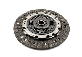 Obraz premium Clutch of a car isolated on white background