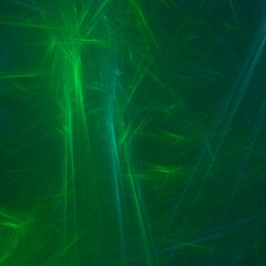Fractal Abstract 3D Render Texture – Neon Forest Look, Cosmic Energy Light Background