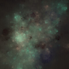 Fractal Abstract 3D Render Texture – Deep Space Dust Look, Cosmic Energy Light Background