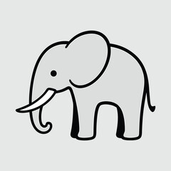 Fototapeta premium elephant vector illustration