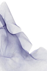 a white background with a blue and white pattern