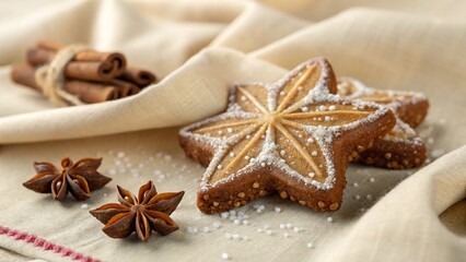 christmas cookies and spices