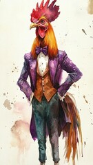 Rooster in Fine Clothing