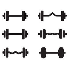 barbell icon Vector Illustration Design