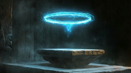 Mystic Energy Ring Above Stone