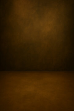 background studio textured brown wall floor gradient
