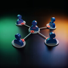 Digital Human Network Connection