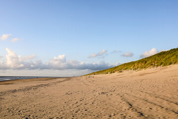 beach, dunes and sea