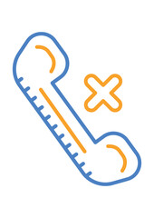 Obraz premium Missed Call Icon