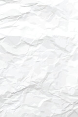 White clean crumpled paper