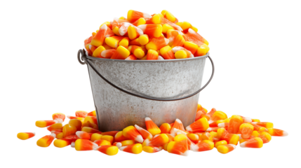 Candy Corn Bucket Halloween Treat Autumn Confectionery