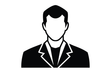 male avatar vector icon silhouette illustrations