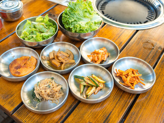 Assorted Korean Banchan Side Dishes
